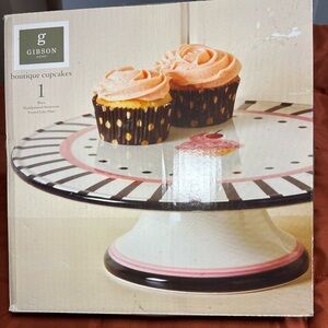 Gibson White and Black Cupcake Stand *Used Once